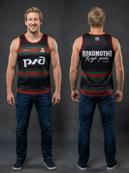 Майка тренировочная.Цвет черный