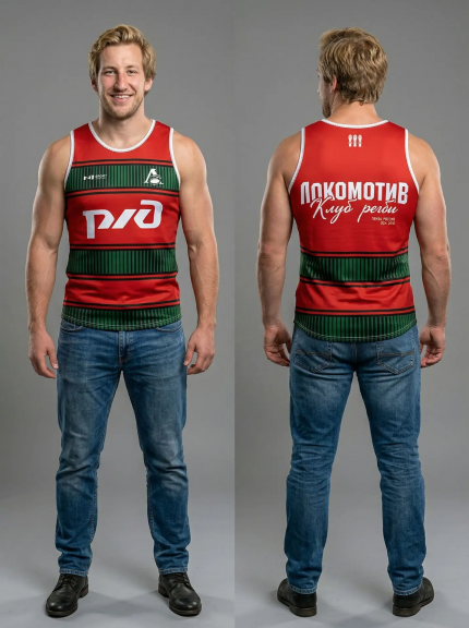 Майка тренировочная. Цвет красный